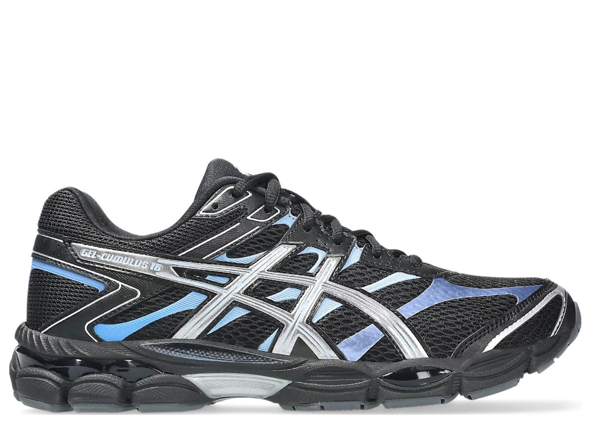 ASICS Gel-Cumulus 16 Black Pure Silver Blue