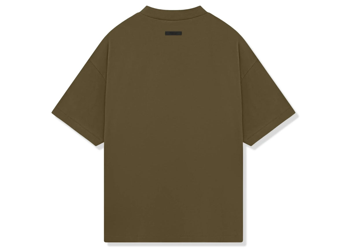 Fear of God Essentials Jersey Crewneck Olive T-Shirt
