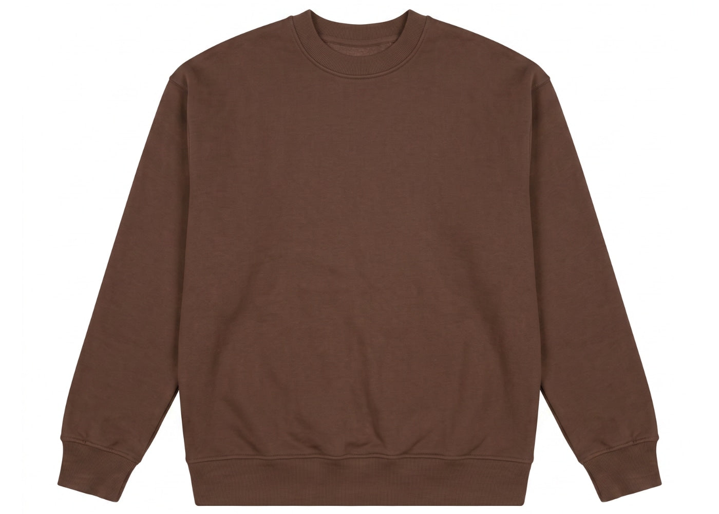 Cotton Garments Crewneck 500GSM Brown