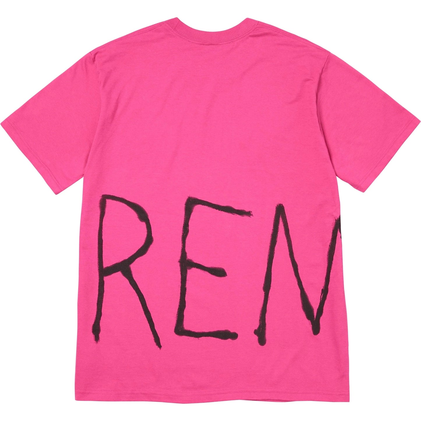 Supreme Painted Tee Pink Fuchsia