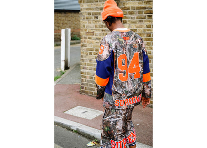 Supreme Mitchell & Ness NCAA Hockey Jersey Woodland Camo