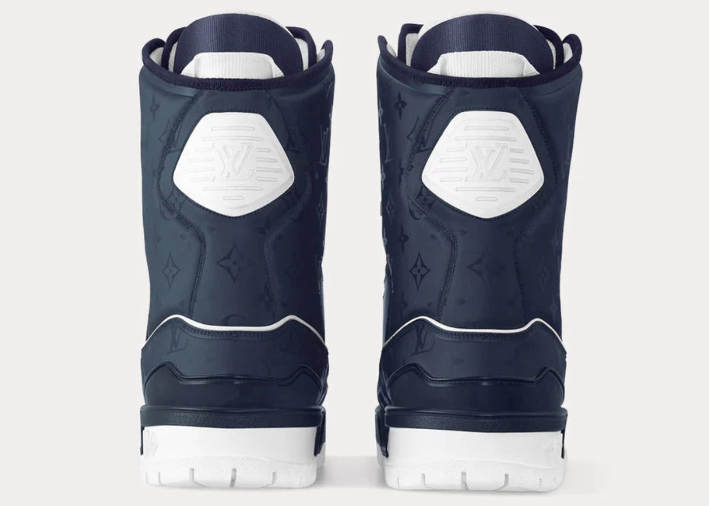 Louis Vuitton LV Trainers Snow Boots Marine Blue Navy