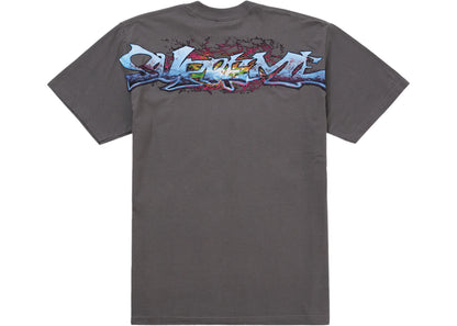Supreme Tag Tee Charcoal Grey