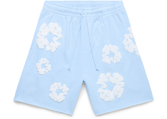 Denim Tears The Cotton Wreath Sweatshorts Powder Blue