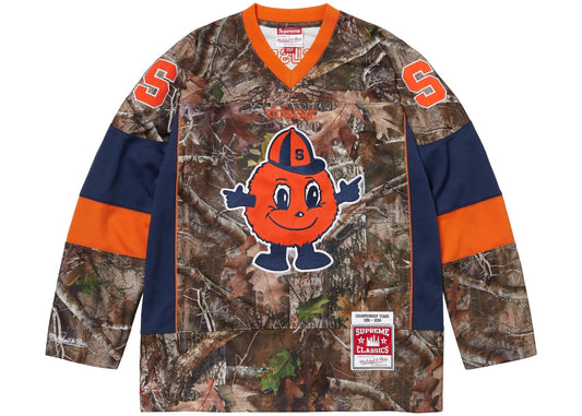 Supreme Mitchell & Ness NCAA Hockey Jersey Woodland Camo