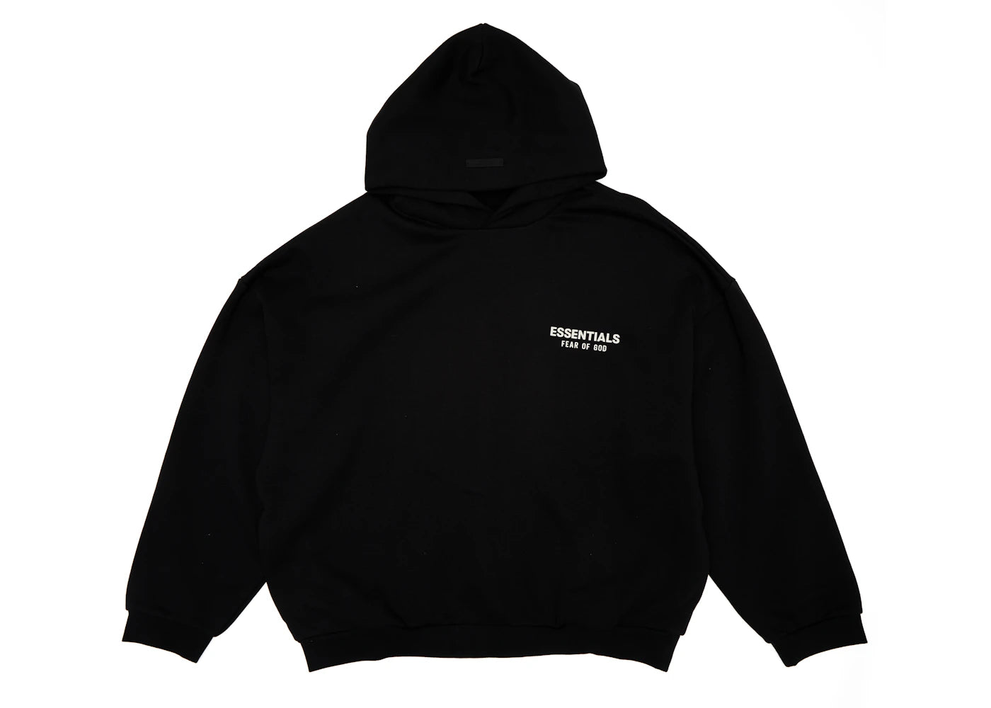 Fear of God Essentials Fleece Hoodie (FW24) Jet Black
