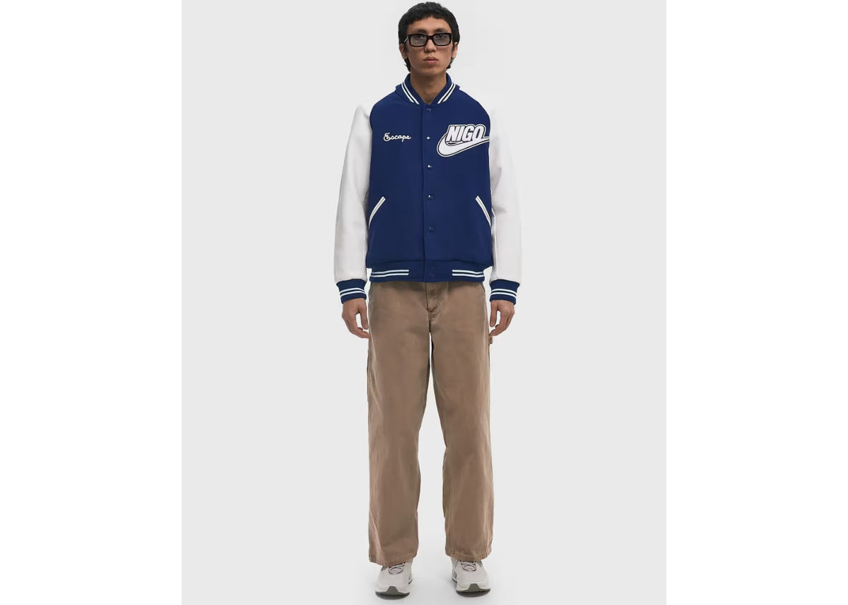 Nike Nigo NRG Varsity Jacket Navy