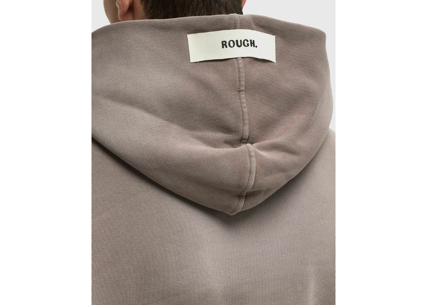 Rough. Olive Diffusion Hoodie Grey Brown