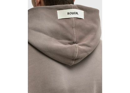 Rough. Olive Diffusion Hoodie Grey Brown