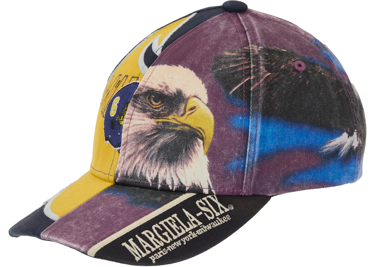 Supreme MM6 Maison Margiela Split 6-Panel Cap Purple