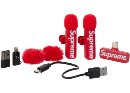 Supreme Mini Mics (Set of 2) Red