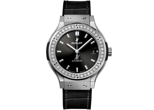 Hublot Classic Fushion Titanium Diamonds 38mm | 565.NX.1470.LR.1204