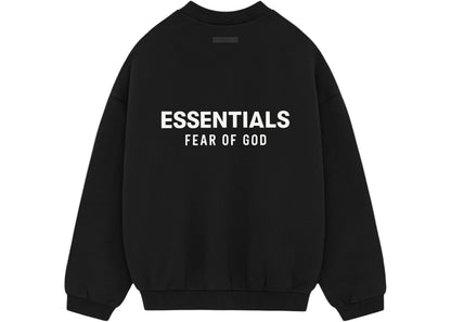 Fear of God Essentials Fleece Crewneck (FW24) Black