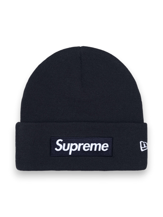 New Era Supreme Box Logo beanie navy