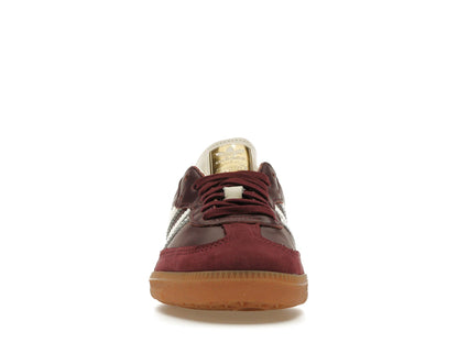 adidas Samba OG Maroon Gold Metallic (Women's)