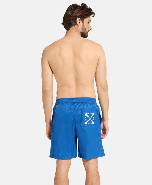 Off White Swim Shorts Arrows Blue