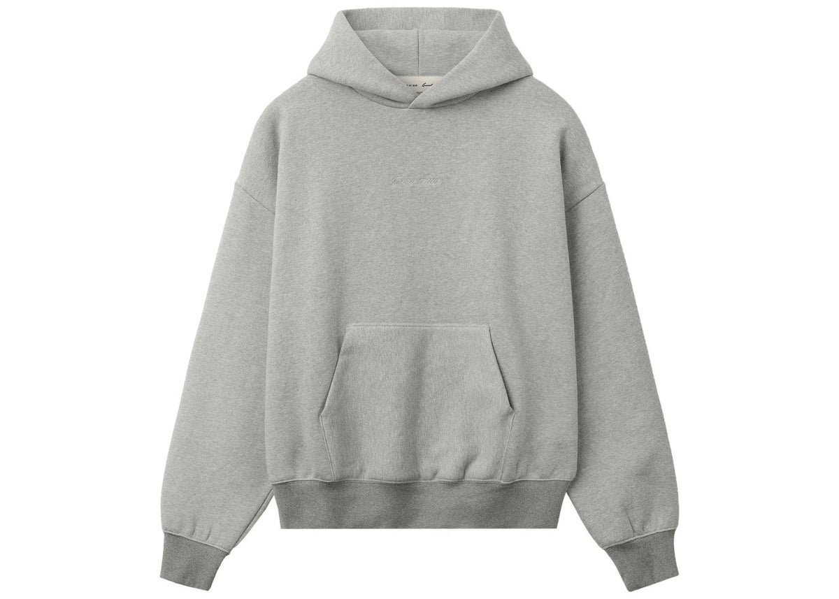 Fear of God Essentials Signature Classic Hoodie Concrete Heather/Dark Concrete Heather