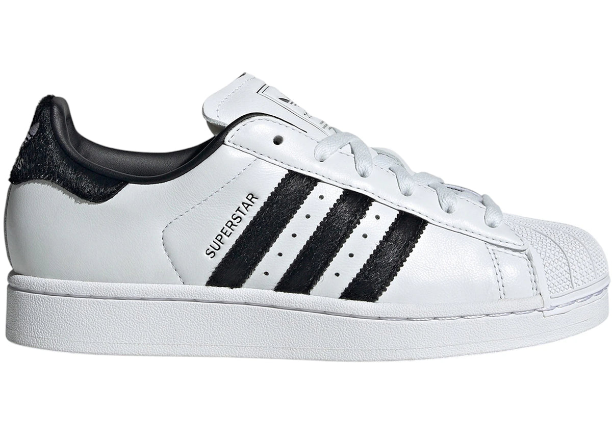 adidas Superstar II White Black Pony Hair (Women's)