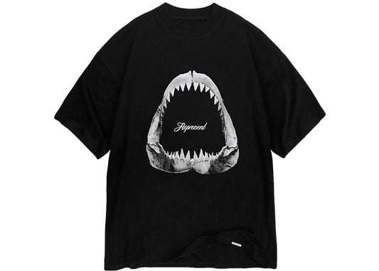 Represent Shark Jaws T-shirt Off Black