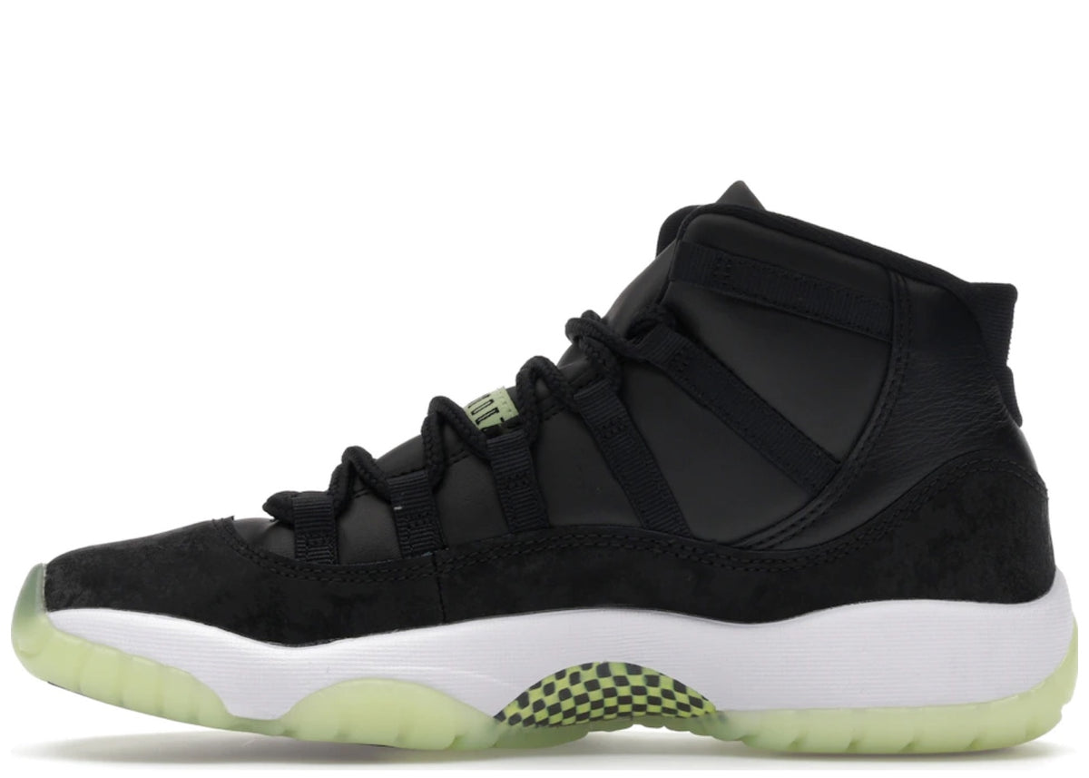 Jordan 11 Retro Black Barely Volt (GS)