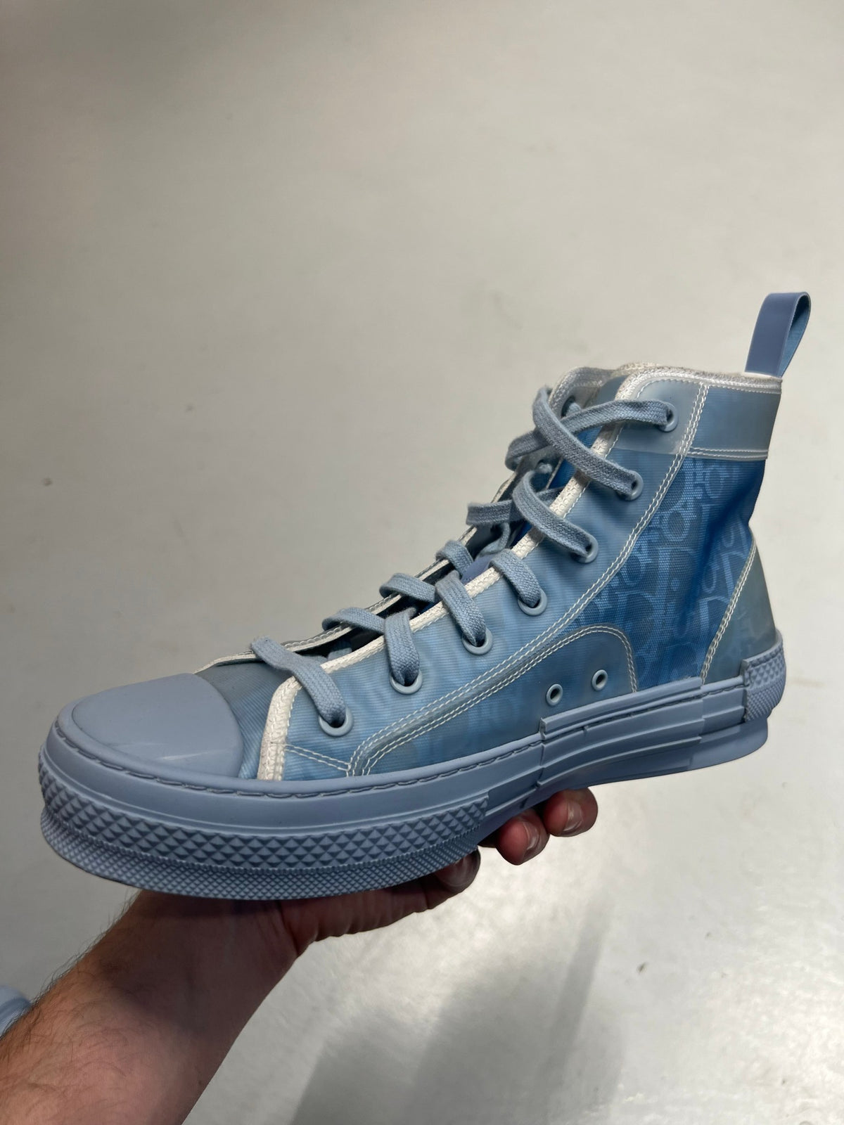 Dior B23 High Daniel Arsham Oblique Light Blue