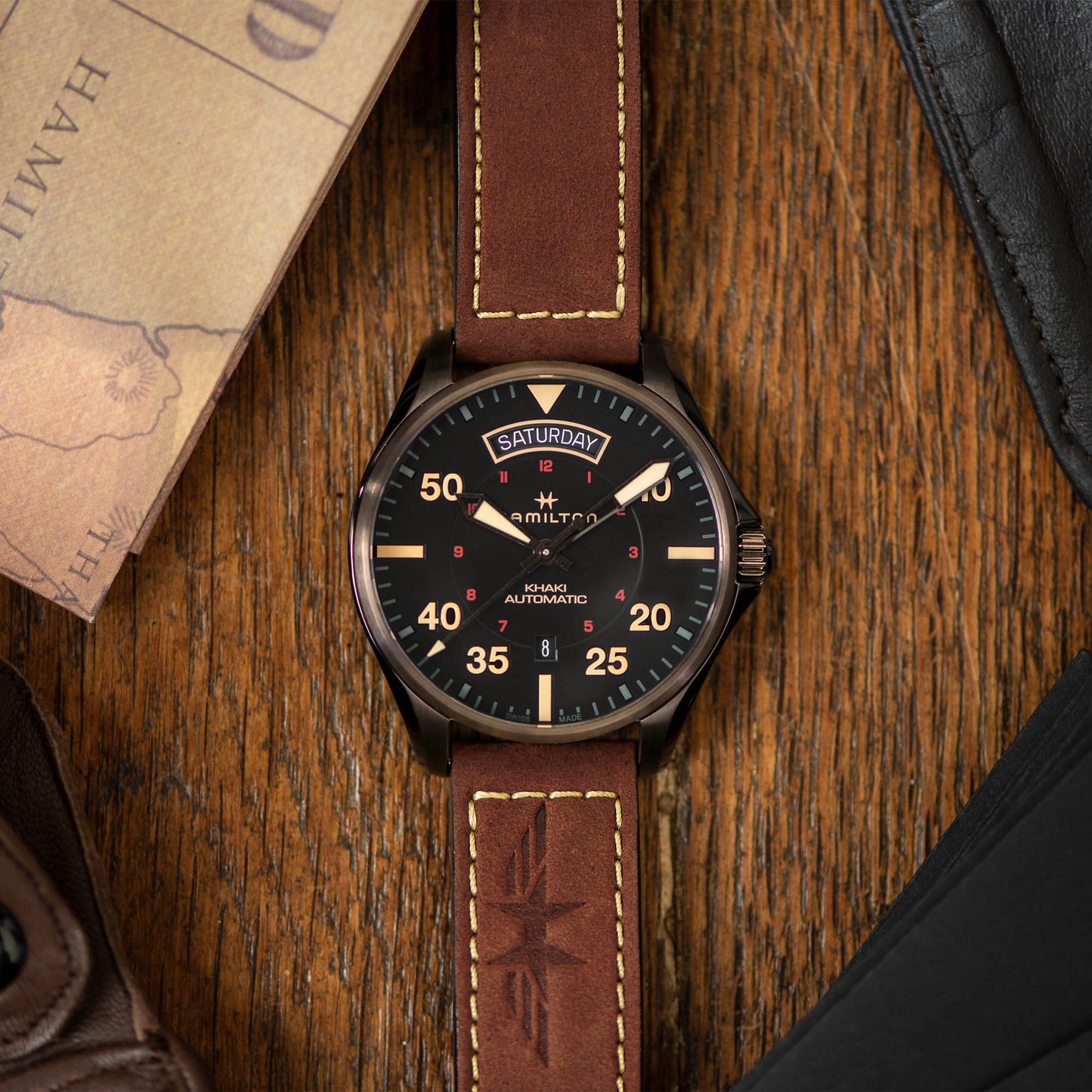 Hamilton Khaki Aviation Day Date Auto | H64605531