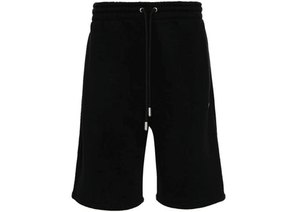 Off White Bandana Arrow Skate Sweat Shorts Black