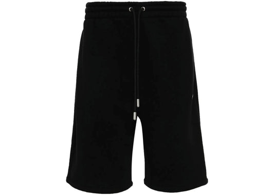 Off White Bandana Arrow Skate Sweat Shorts Black