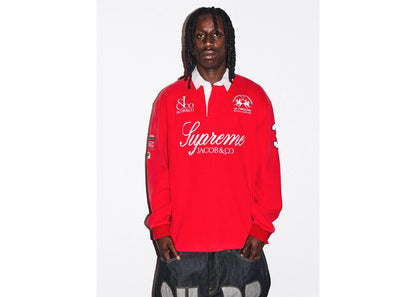 Supreme La Martina Jacob & Co Rugby Long Sleeve Polo Red