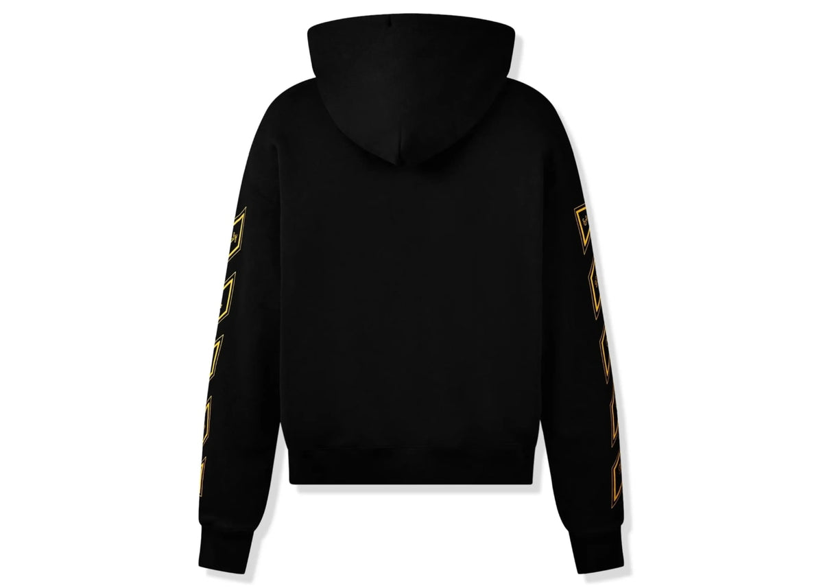 Off White OW 23 Skate Hoodie Black Gold