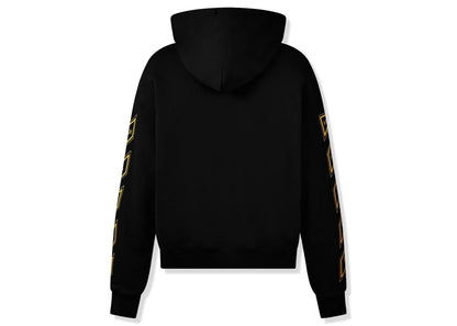Off White OW 23 Skate Hoodie Black Gold