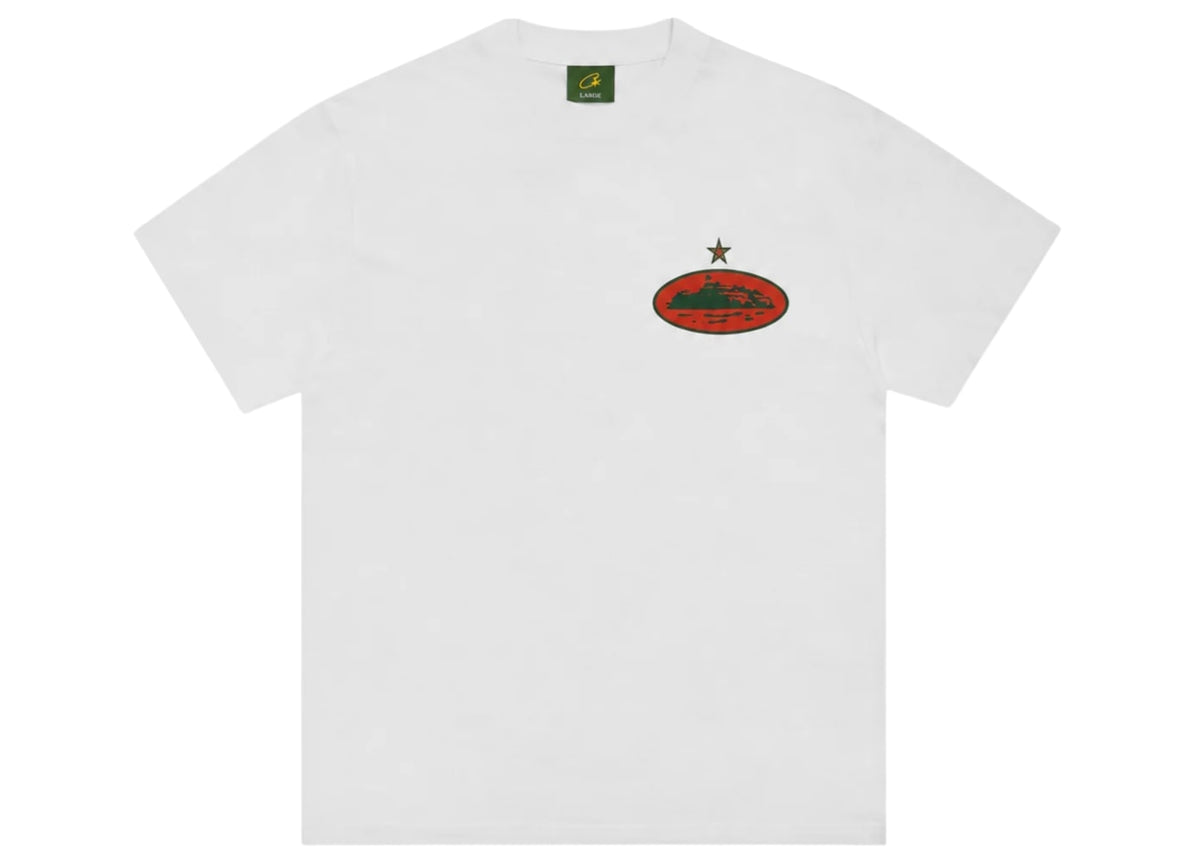 Corteiz Tee Family International Morocco White