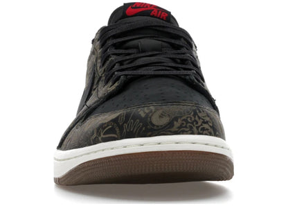 Jordan 1 Retro Low OG Laser Black University Red