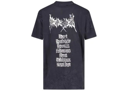 Balenciaga Metal Logo Oversized T-shirt Washed Black
