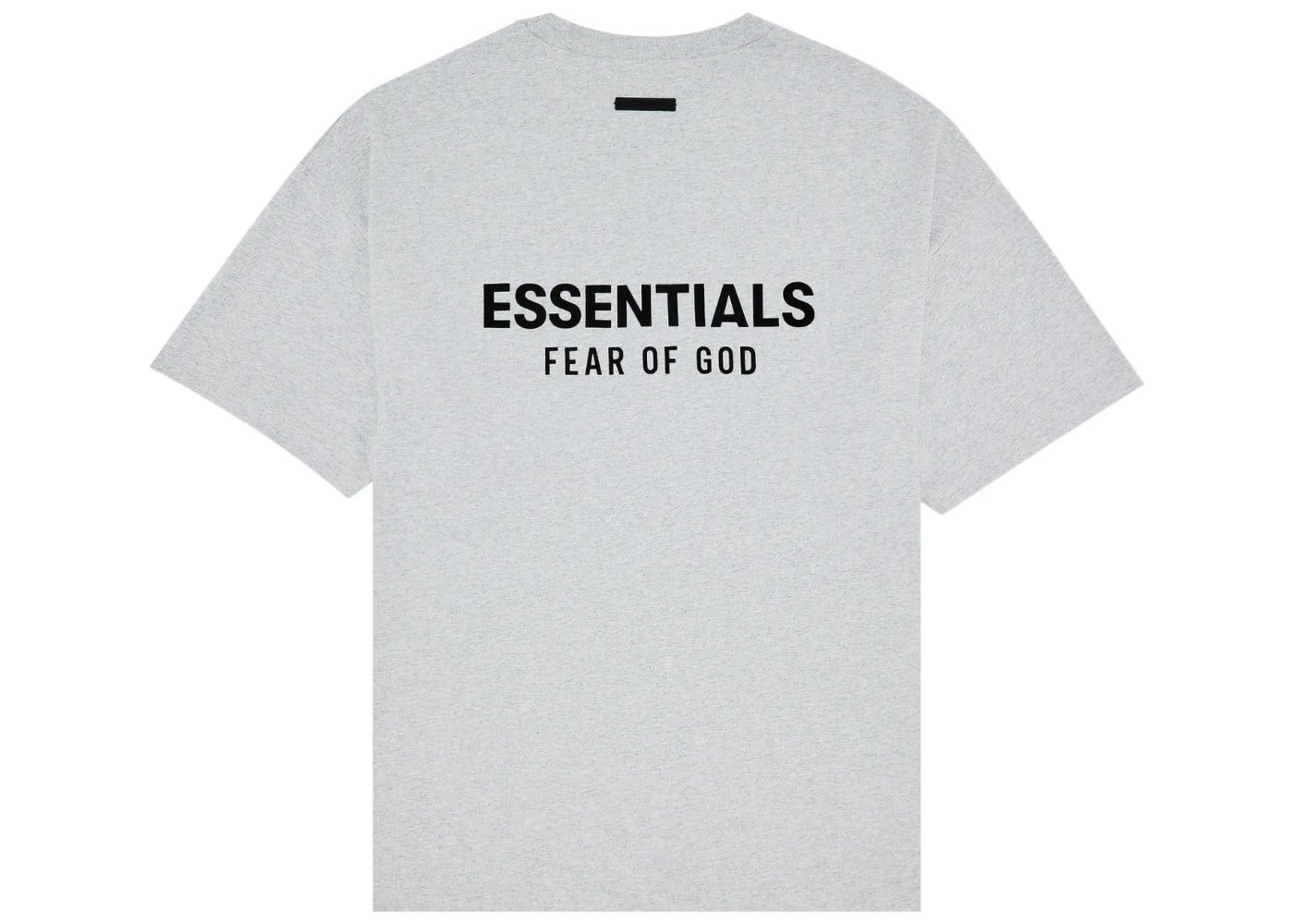 Fear of God Essentials Jersey Crewneck T-Shirt Light Heather Gray