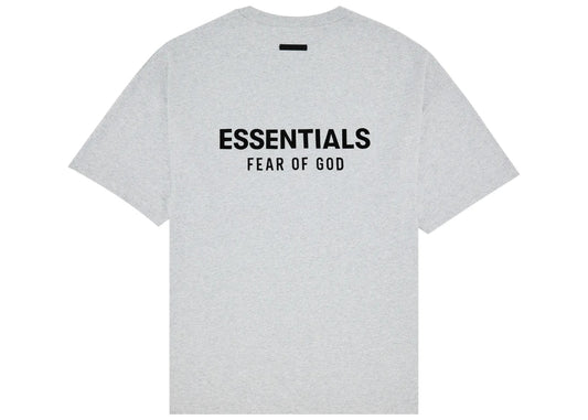 Fear of God Essentials Jersey Crewneck T-Shirt Light Heather Gray