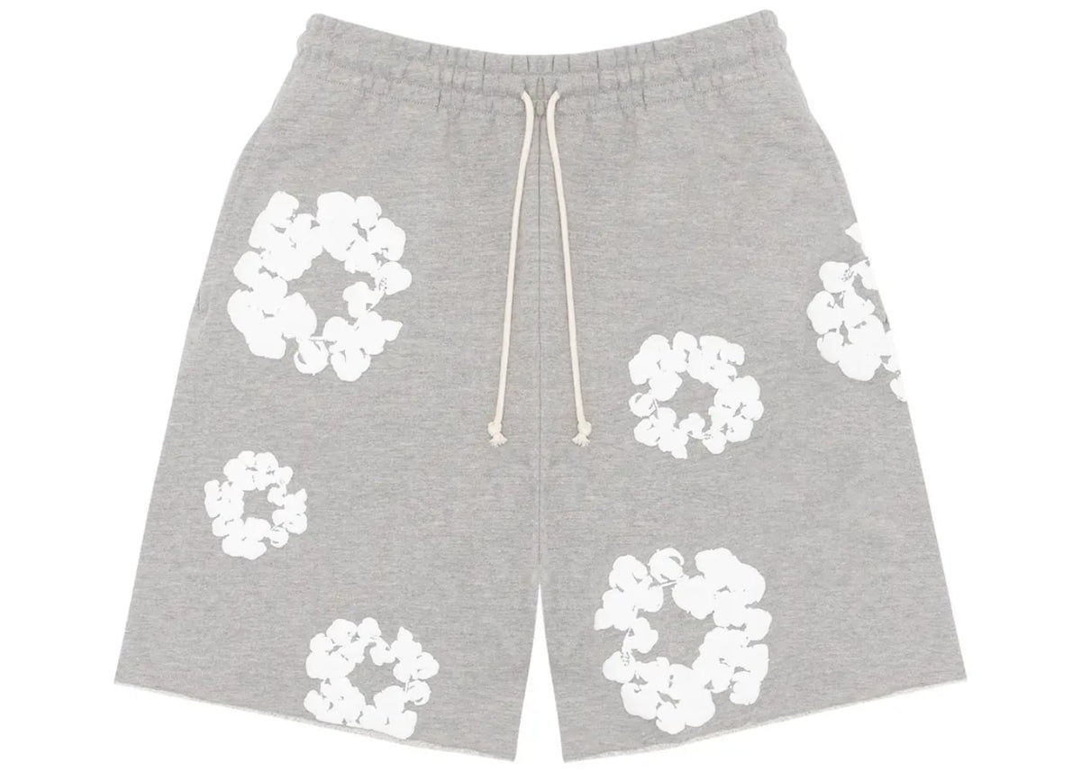 Denim Tears The Cotton Wreath Shorts Grey