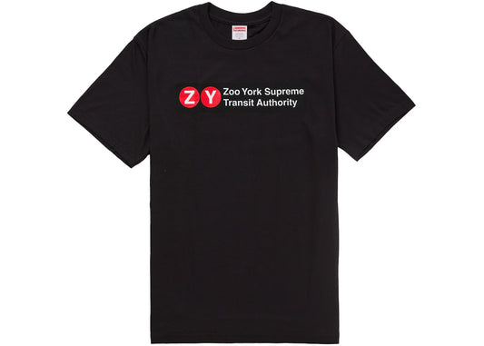 Supreme Zoo York Transit Tee Black