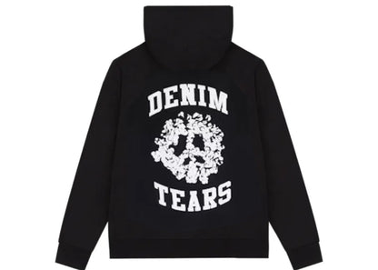 Denim Tears Denim University Zip Hoodie Black/White