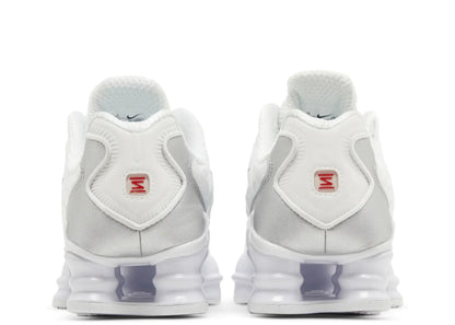 Nike Shox TL White Metallic Silver Max Orange (Women's)