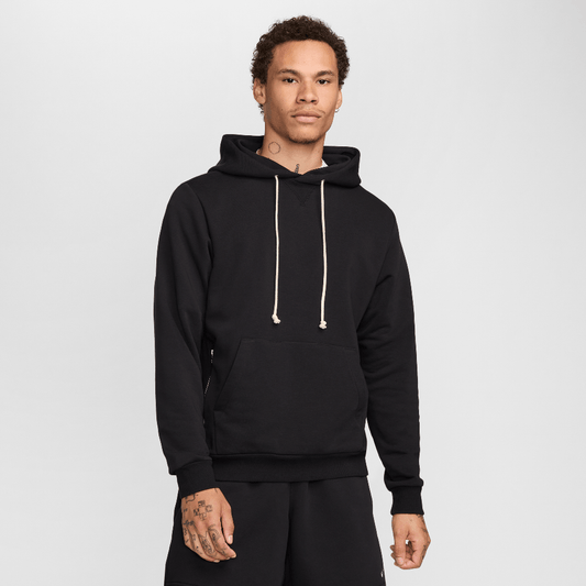 Nike Standard Issue Men's Dri-FIT Pullover Basketball Hoodie Black/Pale Ivory