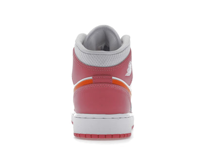 Jordan 1 Mid Pinksicle Safety Orange (GS)
