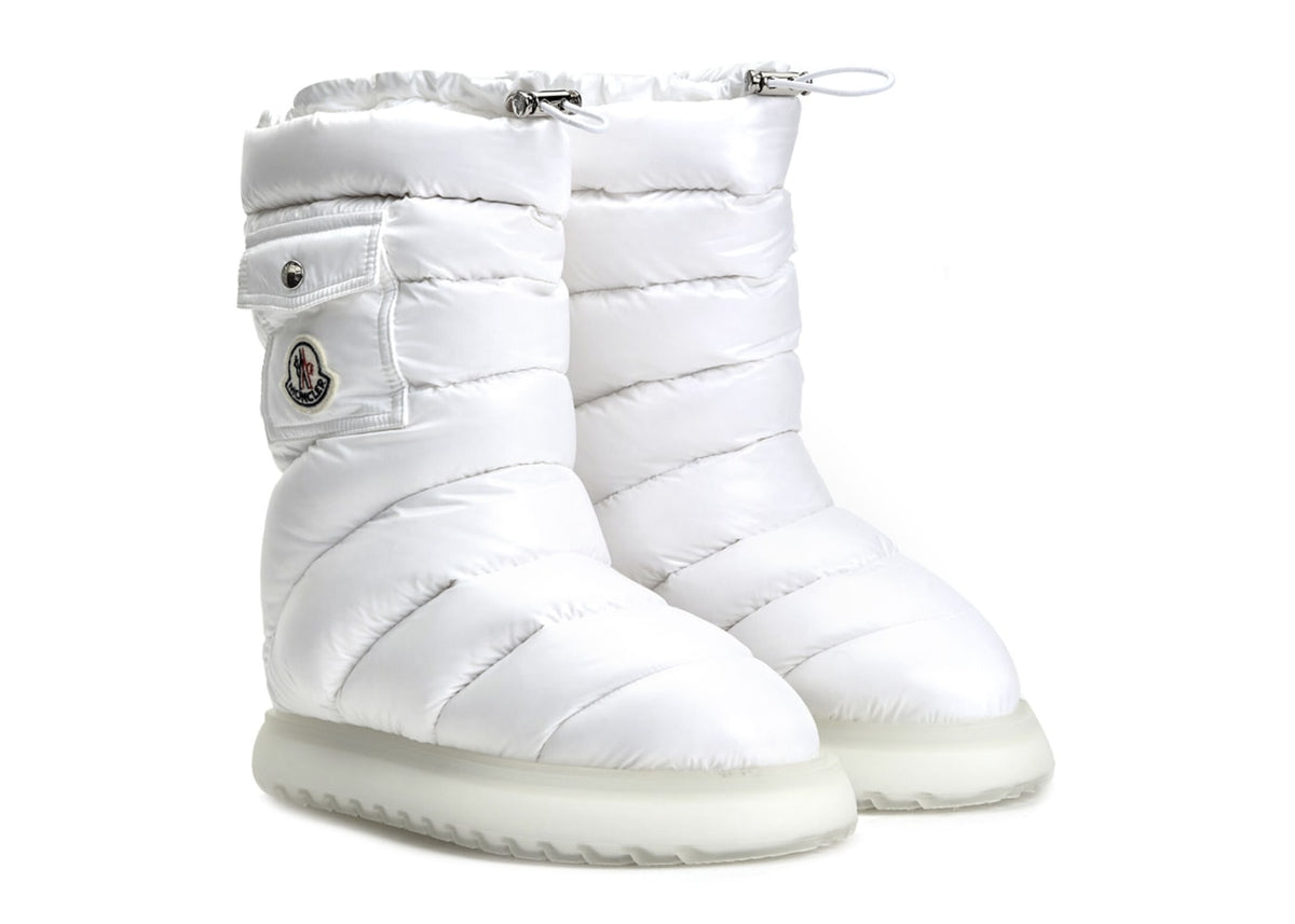 Moncler Gaia Pocket Mid Snow Boots White