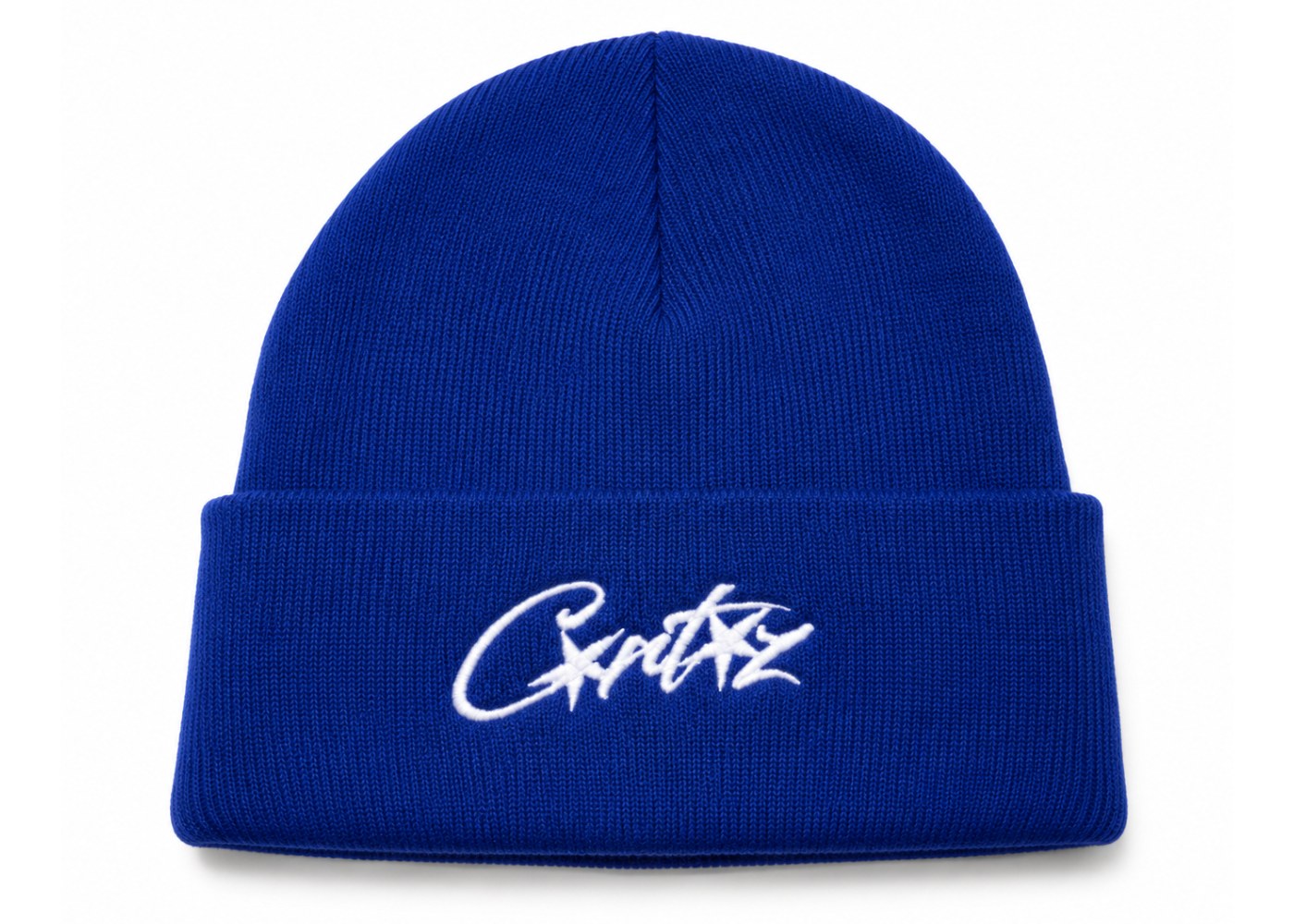 Corteiz Allstarz Folded Beanie Blue