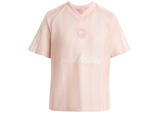 Adidas Originals Summer Glow Knitted Oversized Jersey Pink