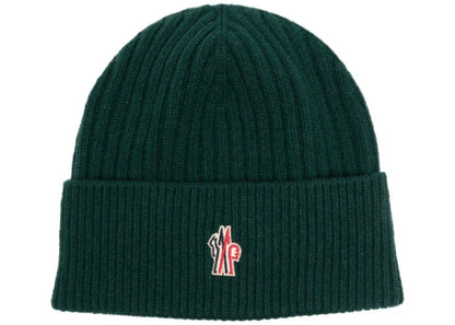 Moncler M Logo Hat Beanie Green