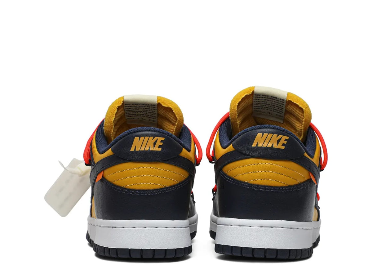 Nike Dunk Low Off-White University Gold Navy