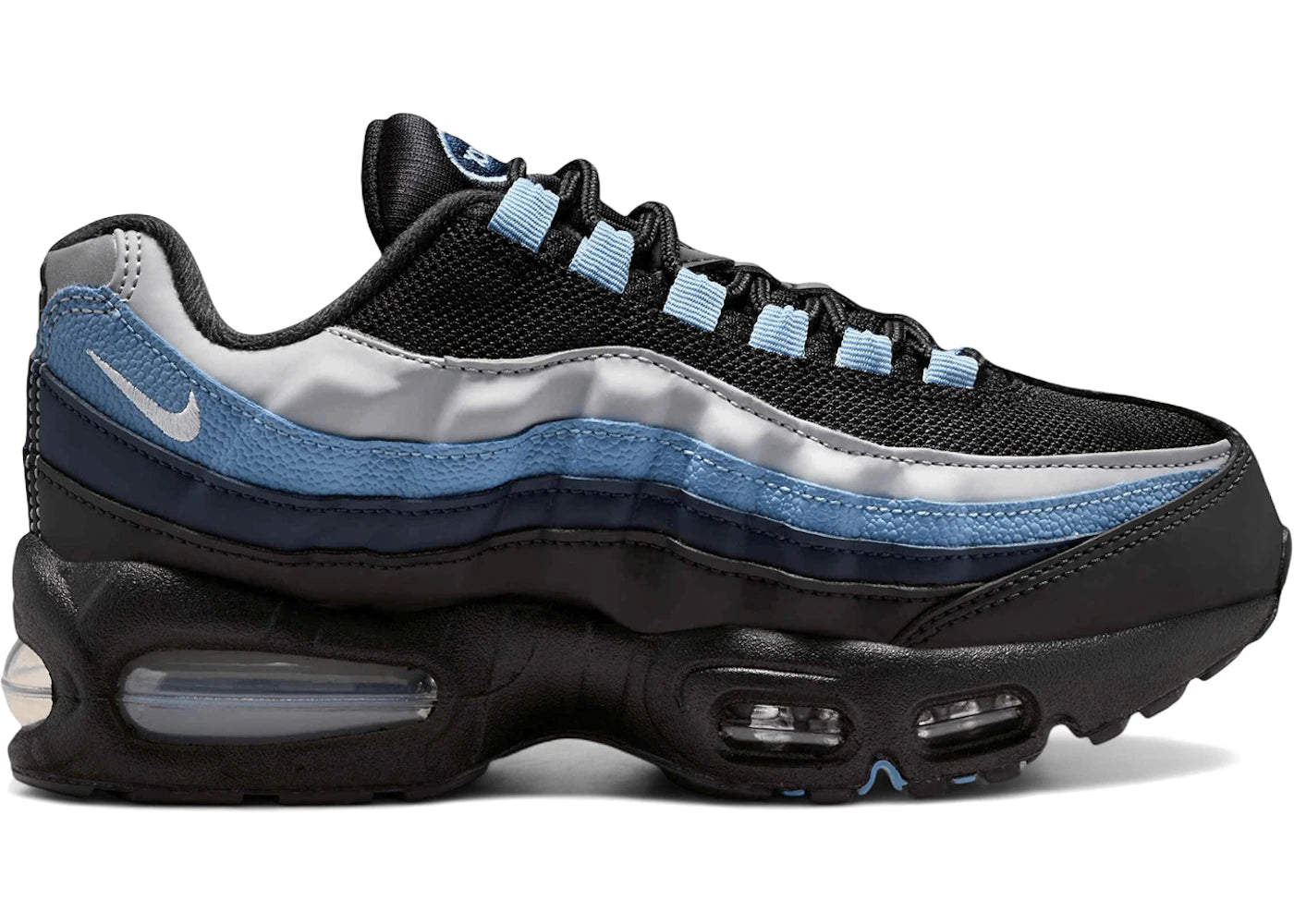 Nike Air Max 95 Black Smoke Grey Work Blue (GS)