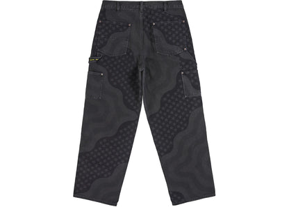 Supreme Flag Double Knee Painter Pant Black
