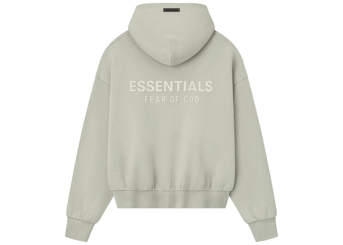 Fear of God Essentials Classic Fleece Hoodie Abbey Stone Green